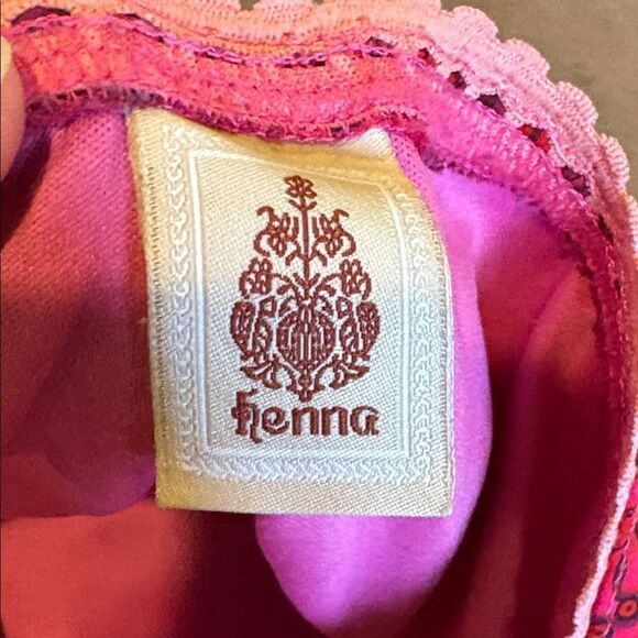 Vibrant Pink and Purple Paisley Skirt - Picture 5 of 5